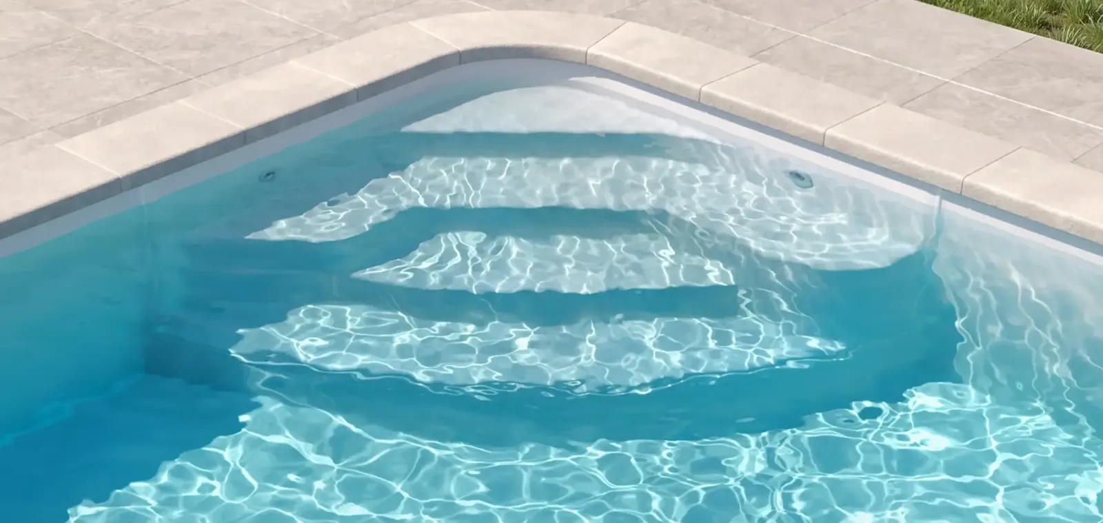 Escalier piscine Lobby Piscines Waterair